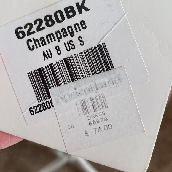 NWT Angel Biba Champagne Sequin
Wrap Mini Dress (Size Small) - Picture 6 of 7